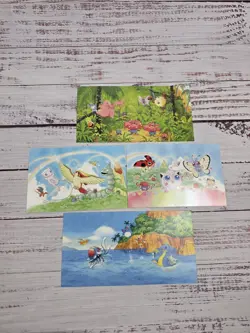 Vintage Pokemon Southern Islands Post Card Collection 4 Set Keiko Fukuyama - Image 1