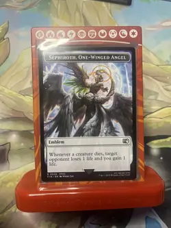 MTG Final Fantasy TOKEN Sephiroth One-Winged Angel #0024 Robot Warrior #0012 - Image 1