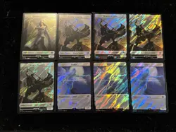 MTG Lot of 8 LTR Lord of the Rings Tokens All Surge Foil Double-Sided - Image 1