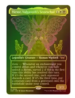 Victor Valgavoth's Seneschal - Showcase FOIL - Duskmourn - Near Mint Foil - Image 1