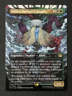 MTG FINAL FANTASY #346 Jenova, Ancient Calamity (Borderless) NM - Image 1