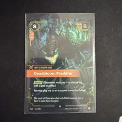 Deadbloom Predator - Riftbound Origins - OGN 161/298 - ENGLISH FOIL - Image 1
