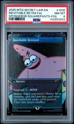 2025 MAGIC: THE GATHERING SECRET LAIR DROP #1935 INEVITABLE BETRAYAL PSA 8 - Image 1