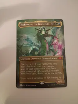 Muldrotha, the Gravetide Borderless, Near Mint, English Double Masters 202 Foil - Image 1