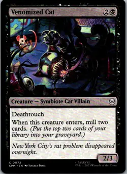 Marvel's Spider-Man #72 Venomized Cat - Image 1