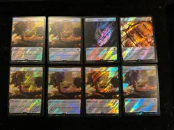 MTG Lot of 8 LTR Lord of the Rings Tokens All Surge Foil Double-Sided - Image 2