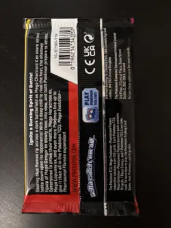 22.7g HEAVY Pokemon TCG: Mega Evo Phantasmal Flames Pack SEALED Charizard Art - Image 3