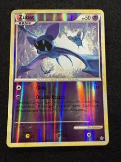 Pokemon Zubat Reverse Holo 70/95 from Unleashed in LP- condition! - Image 1