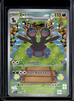 2025 Pokemon White Flare Zweilous Illustration Rare #147/086 - Image 1