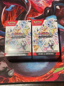 Pokemon TCG Prismatic Evolutions Booster Bundle - New Factory Sealed x2 - Image 1