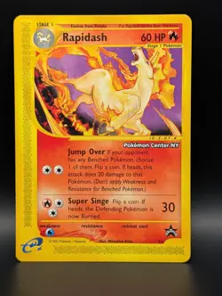 Rapidash [Pokemon Center NY] #51 Wotc Vintage Promo RAW NM - Image 1