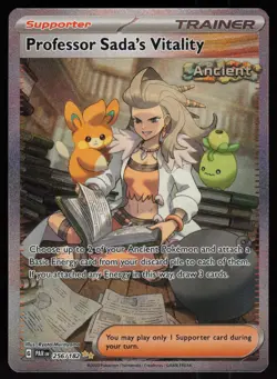 Professor Sada's Vitality 256/182 Special Illustration Rare Paradox Rift Pokemon - Image 1