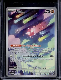 2023 Pokemon SV Paradox Rift Minior #201/182 - Image 1