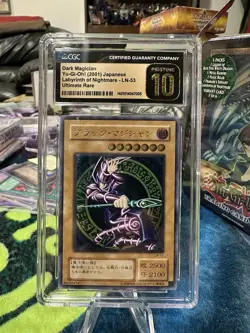 Yu-Gi-Oh! Dark Magician LN-53 Ultimate Rare (CGC Pristine 10) Population 1!!! - Image 1