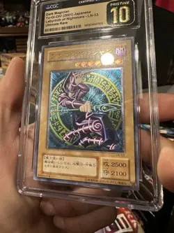 Yu-Gi-Oh! Dark Magician LN-53 Ultimate Rare (CGC Pristine 10) Population 1!!! - Image 3