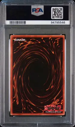 2002 Yu-Gi-Oh! Raigeki Legend of Blue Eyes LOB Super Rare PSA 6 - Image 2