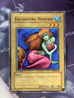 Enchanting Mermaid LOB-084 the Legend of Blue Eyes White Dragon 1st Edition - Image 1