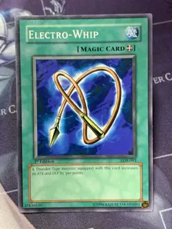 Electro-Whip LOB-093 the Legend of Blue Eyes White Dragon 1st Edition - Image 1