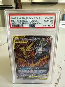 Pokemon TCG PSA GEM MINT 10 Stained Glass Birds Promo Card - Image 1