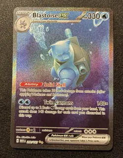 Blastoise ex Special Illustration Rare SIR 151 200/165 NM English Pokemon Card - Image 1