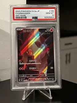 PSA 10 Charmander AR 168/165 SV2a Pokemon Card 151 Pokemon Card Japanese 2023 GM - Image 1