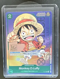 One Piece Card Game 1st Anniversary Tournament Set Monkey D Luffy #P-037 - Image 1