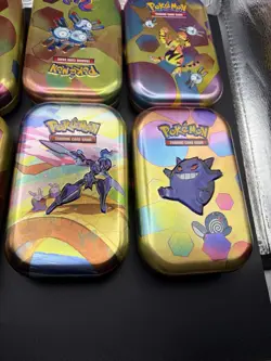 Small Pokemon Tins Empty (6 Tins) No Cards - Image 4