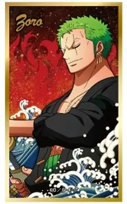 PREORDER Roronoa Zoro Japanese One Piece Shikishi Art Hanaefuda Card Ensky - Image 1