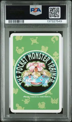 1996 POKEMON GREEN VERSION PLAYING CARDS ACE OF CLUBS #004 CHARMANDER PSA 10 - Image 2