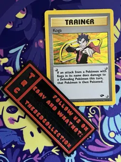Pokemon Card TCG - Koga - Gym Challenge - 19/132 - Trainer Holo Rare - Image 1
