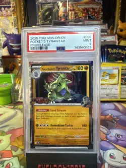 Team Rocket's Tyranitar (Prerelease) 096/182 Miscellaneous Cards & Products Holo - Image 1