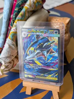 Mega Sharpedo ex 127/094 Me02: Phantasmal Flames Holo pokemon card - Image 1