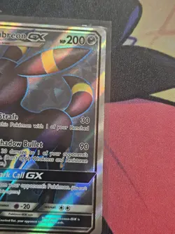 Pokemon TCG Umbreon GX Full Art 142/149 SM Base Set Ultra Rare Holo Card MISCUT - Image 3