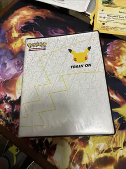 Pokemon TCG 25th Anniversary Celebrations Jumbo Card Binder W/33 Jumbo Cards NM - Image 1