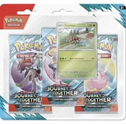 Pokemon Cards - S&V Journey Together -YANMEGA BLISTER PACK (3 Boosters & 1 Foil) - Image 1