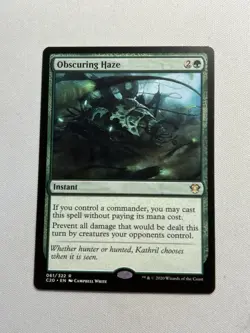 MTG 1x Obscuring Haze # 61 Commander 2020 Magic the Gathering Card x1 NM - Image 1