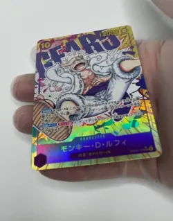 One Piece Card Monkey D. Luffy OP05-119 Alt Art SEC Japanese Gear 5 🇺🇸 Seller - Image 5