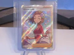 199/203 Pokemon TCG Trading Card - Aroma Lady - Full Art Trainer - NM - Image 1