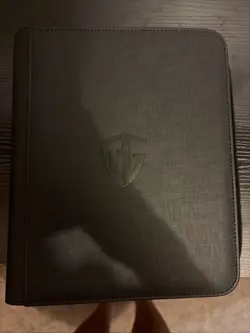 Toploader Binder 112 Cards 4-Pocket Rigid Trading & Sports Card Holder Black - Image 1