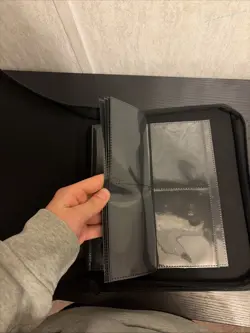 Toploader Binder 112 Cards 4-Pocket Rigid Trading & Sports Card Holder Black - Image 4