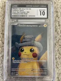 Pikachu with Grey Felt Hat 085 Sv: Scarlet & Violet Promo Cards Regular - Image 1