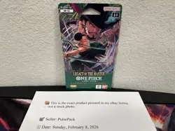 Qty 40 One Piece Card Game Legacy of The Master OP-12 Sleeved Booster New Sealed - Image 1