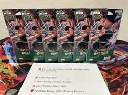 Qty 40 One Piece Card Game Legacy of The Master OP-12 Sleeved Booster New Sealed - Image 3