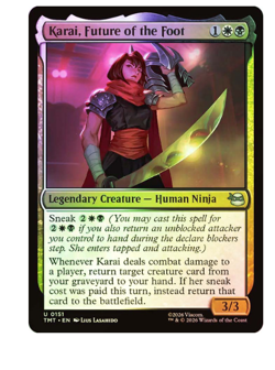 Karai, Future of the Foot - Foil Teenage Mutant Ninja Turtles MTG - Image 1