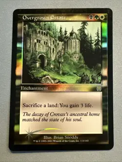 *FOIL* Overgrown Estate - Apocalypse (Set#: 113/143) - Rare - MTG - NM - Image 1