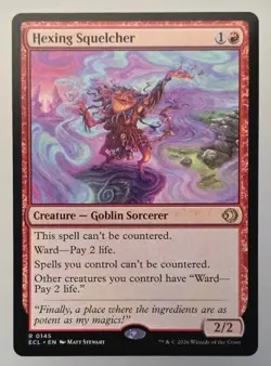 Hexing Squelcher Lorwyn Eclipsed Regular MTG Rare Magic The gathering 0145 - Image 1