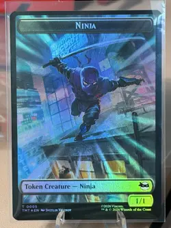 FOIL MUTAGEN NINJA TOKEN Teenage Mutant Ninja Turtles MTG TMNT - Image 1