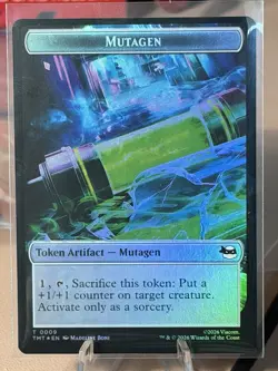 FOIL MUTAGEN NINJA TOKEN Teenage Mutant Ninja Turtles MTG TMNT - Image 2