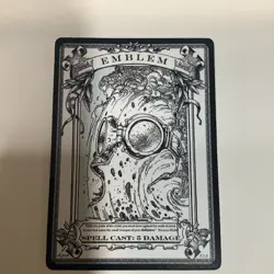 Autographed Signed RK Post token MTG, Chandra, torch of defiance Emblem - Image 1