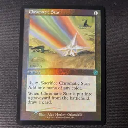 MTG Magic The Gathering Chromatic Star Foil Retro Frame Artifact Commander - Image 1